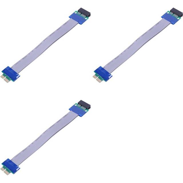 Typecat 3X PCI-Express PCI-E Riser Card Flex Extender Cable