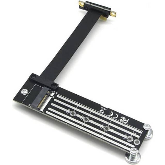 Saudism M2 Key Riser PCIe X1 PCI-E3.0 Extension Cable