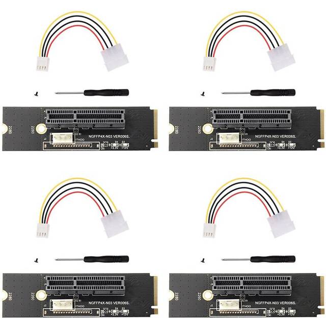 Typecat 4X NGFF M2 to PCI Express Riser Card