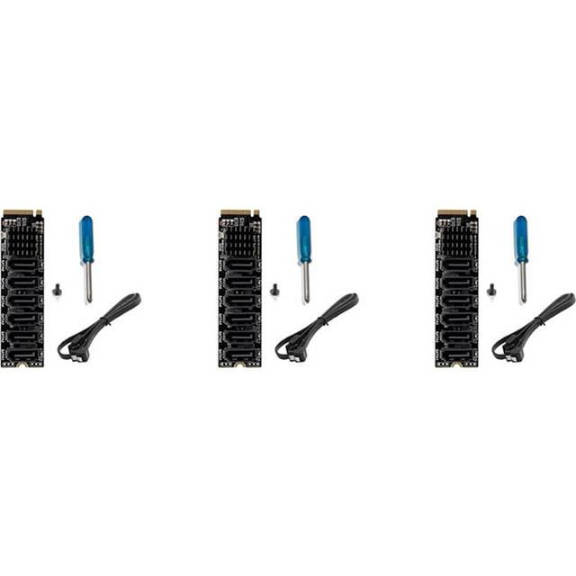 Typecat 3X M.2 MKEY PCI-E Riser Card