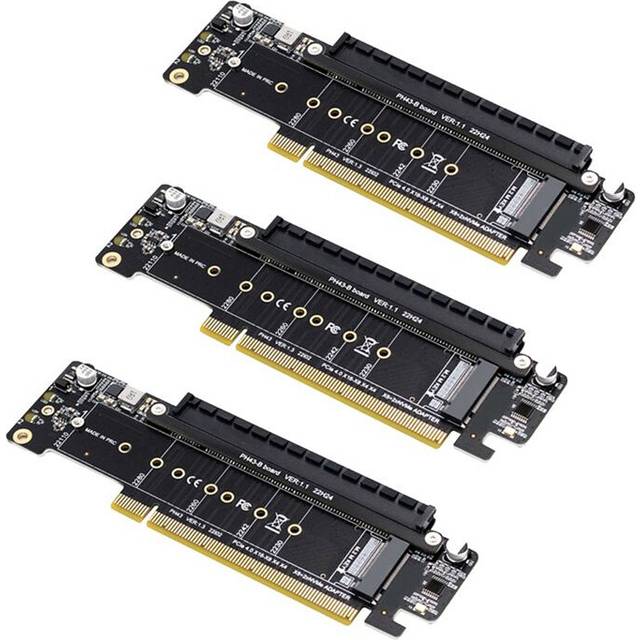 Torribaly 3X PCIE 4.0 Channel Splitter Expansion Riser Card