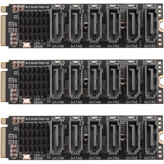 Typecat 3X M.2 MKEY PCI-E Riser Card