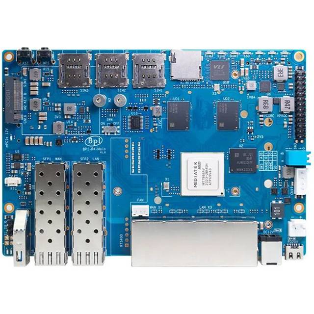 Typecat Banana Pi BPI-R4 Router Development Board 4GB RAM MT7988A