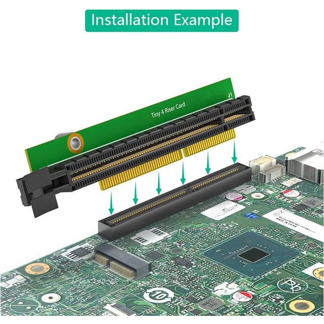 Exogio PCI-E Riser Card Adapter Board