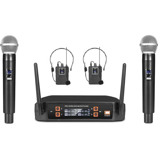 Wireless 4 Channel Microphone System