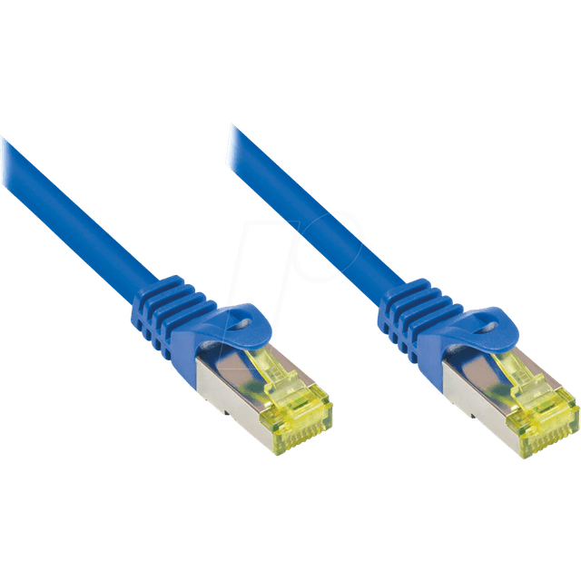 Good Connections RJ45 Patchkabel Cat 7 Rohkabel Rastnasenschutz 0.2m