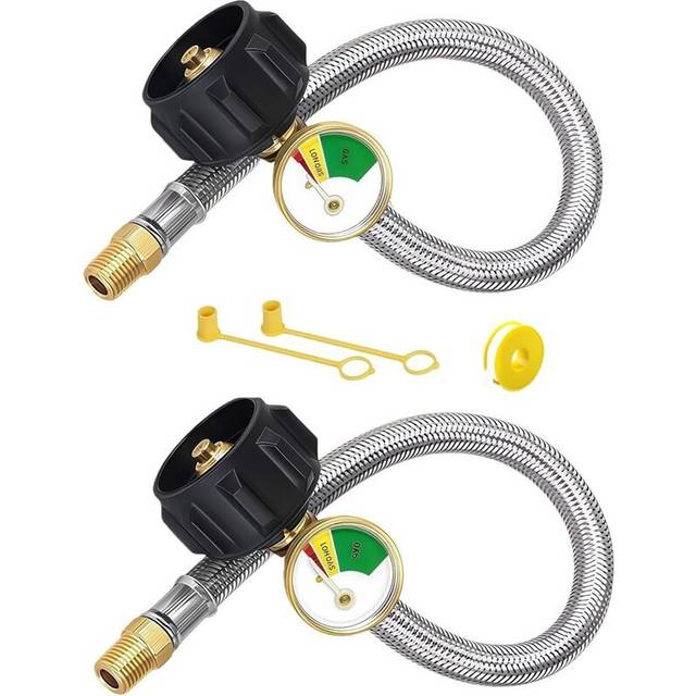 17.7 Inch RV Propane Hose Stainless Steel