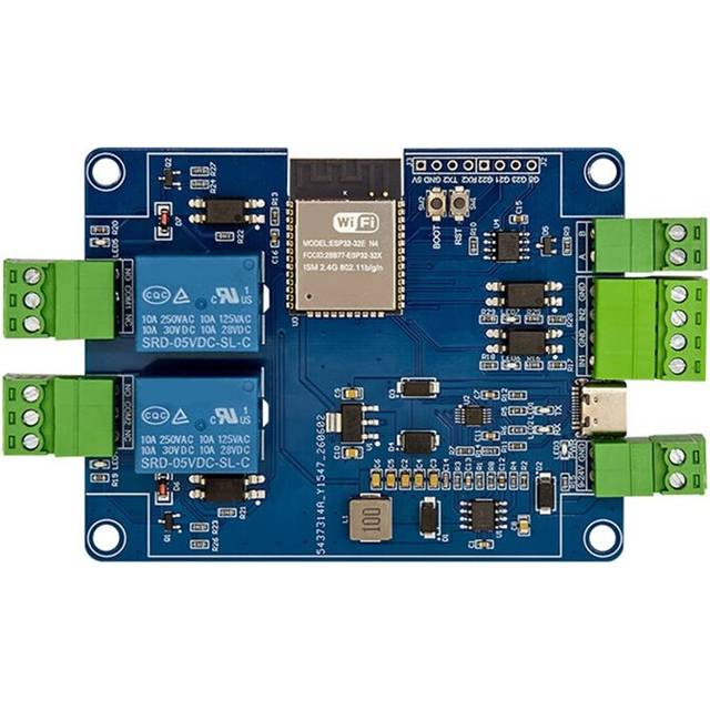 ESP32 RS485 Modbus Wifi Relay Module