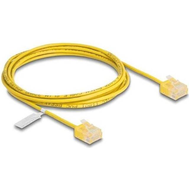 DeLock Patchkabel RJ-45 til RJ-45 2 m Yellow 2m