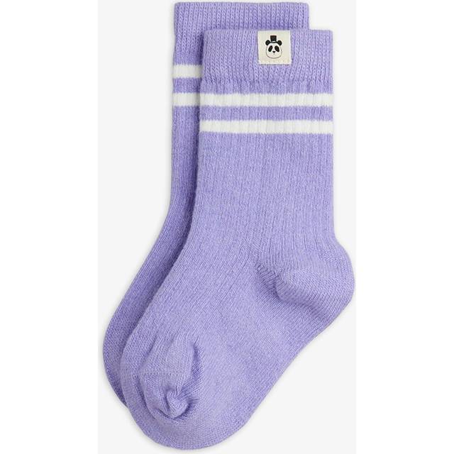 Mini Rodini Wool Rib Socks - Purple
