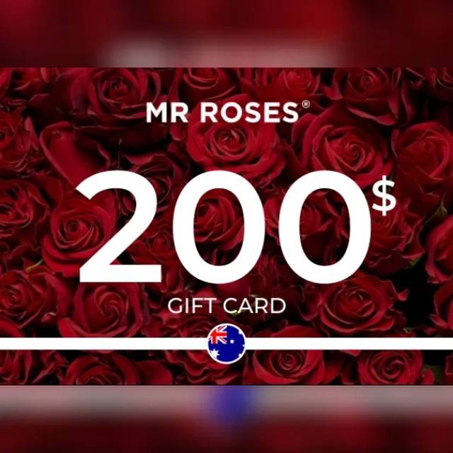 Mr Roses Gift Card 200 Aud Key