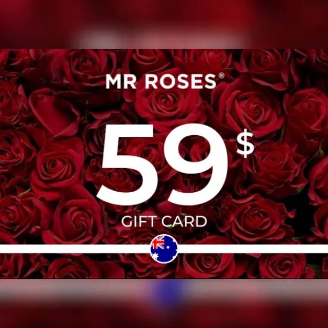 Mr Roses Gift Card 59 Aud Key