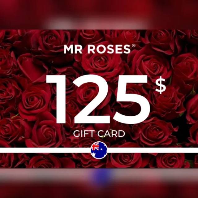 Mr Roses Gift Card 125 Aud Key