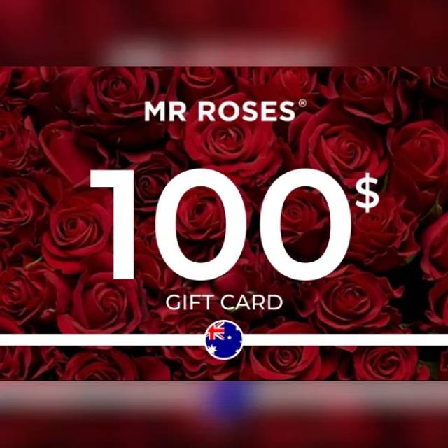 Mr Roses Gift Card 100 Aud Key