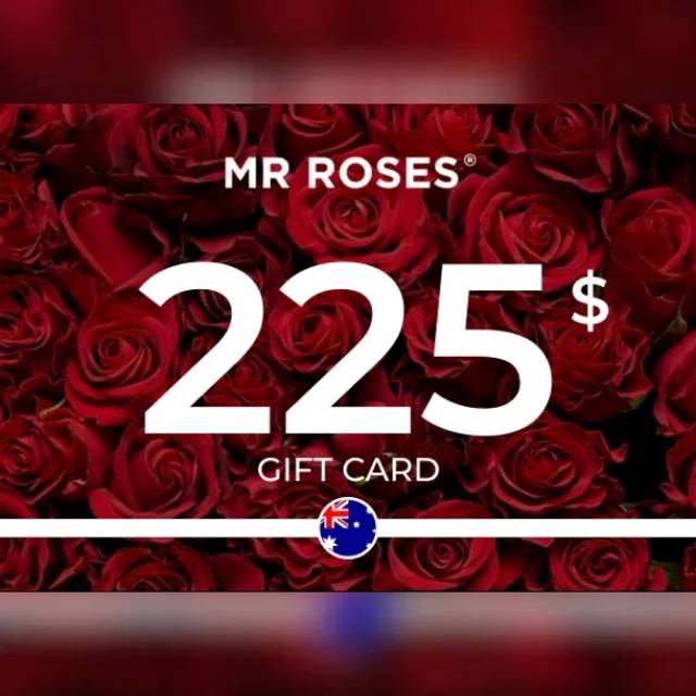 Mr Roses Gift Card 225 Aud Key