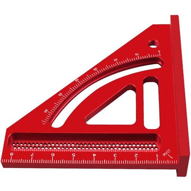 Typecat Multi Angle Measuring Ruler Square Protractor Carpenter's Square
