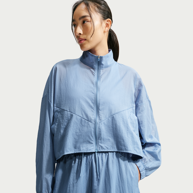 Nike Oversized Letvægtsjakke Ripstop - Blå