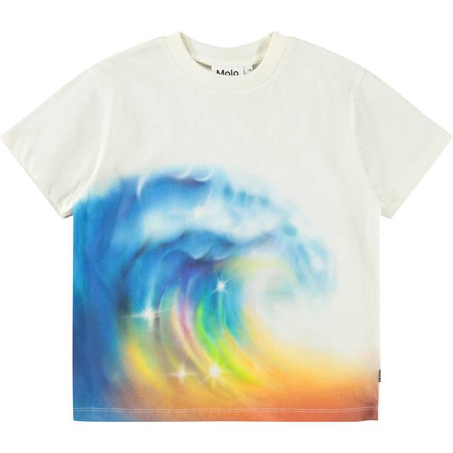 Molo Riley Colorful Wave T-Shirt -