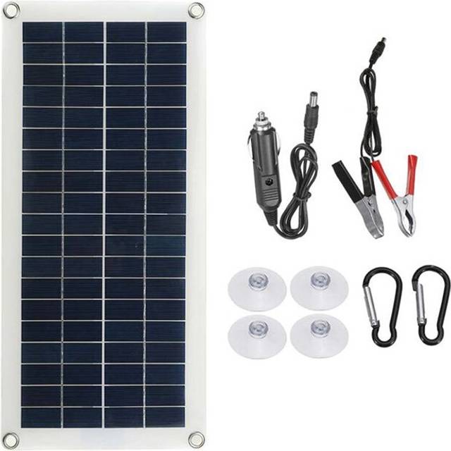 10W Solar Panel 18V Cell Controller Kit