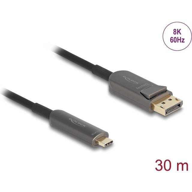 DeLock Videoadapterkabel Sort 30m