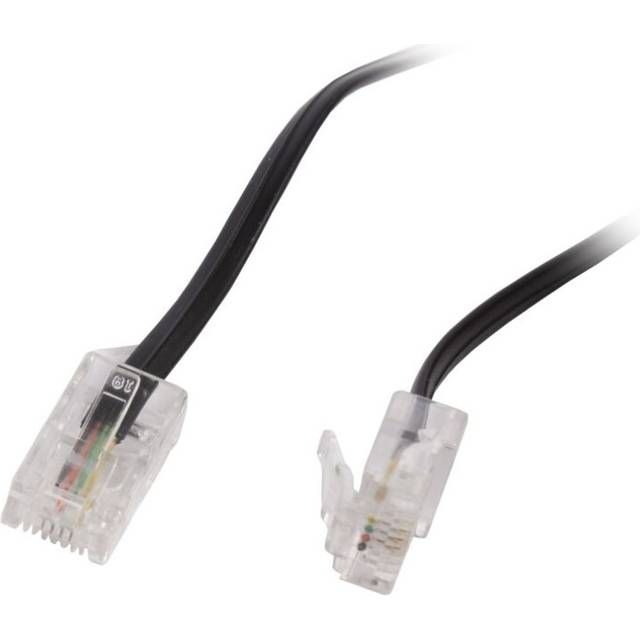 Synergy21 Cat3 U/UTP Netværkskabel RJ45-RJ45 - Sort 3m