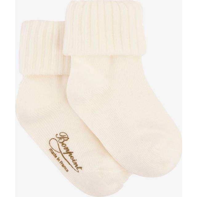 Bonpoint Rib Strømper - Offwhite