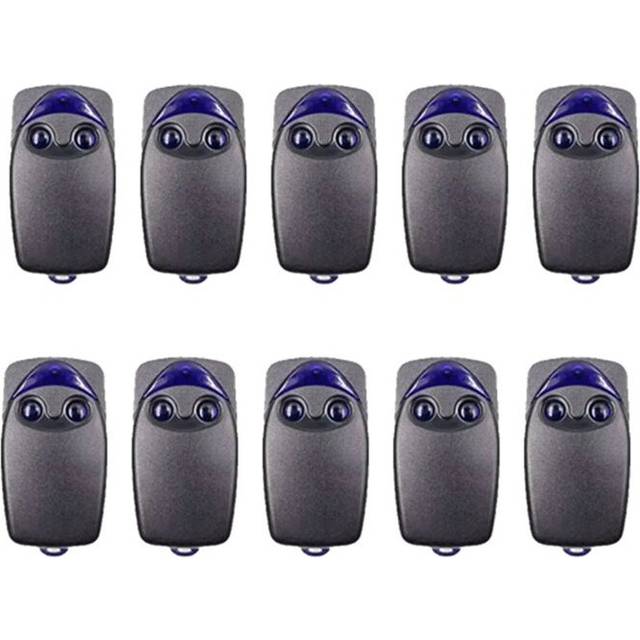 Typecat 10 Pcs FLO2RS 433MHz Garage Door Remote Control