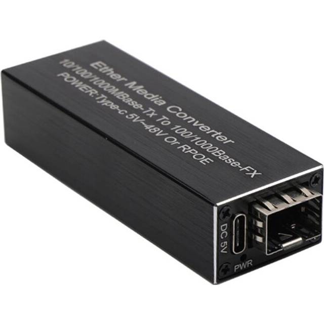 Tlily RPOE 1.25G Media Converter SFP Transceiver Module