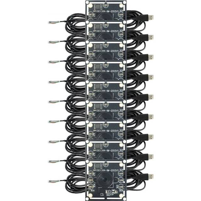 Exogio 9Pcs 100 Degree Camera Module 1MP USB Free Driver