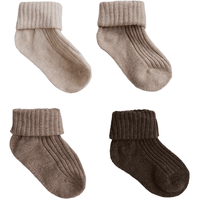 Mango Ribbed Socks Pack - Beige
