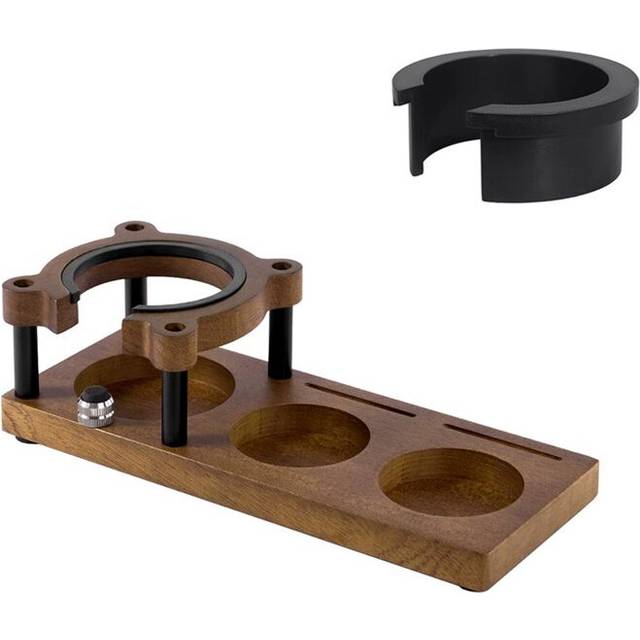 Coffee Powder Base Solid Wood Storage Rack
