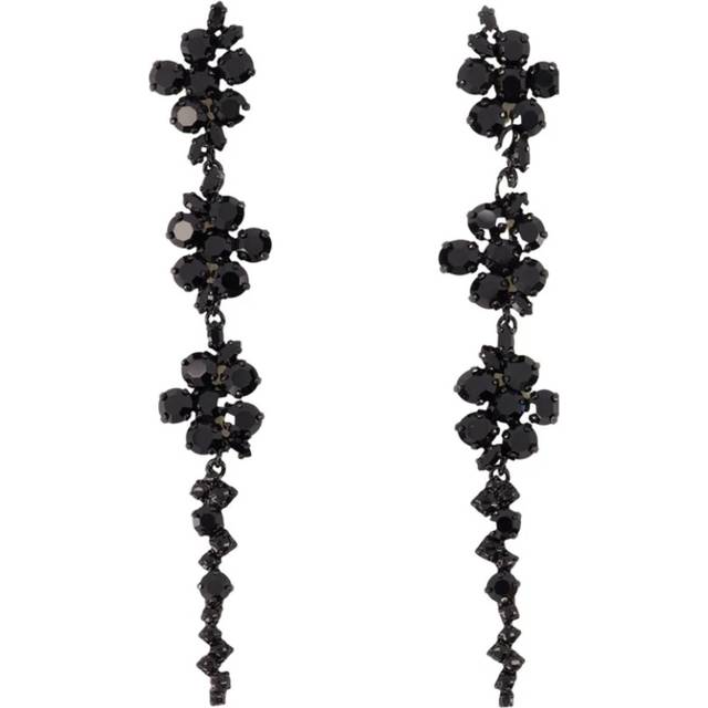 Simone Rocha Blomsterøreringe - Sort