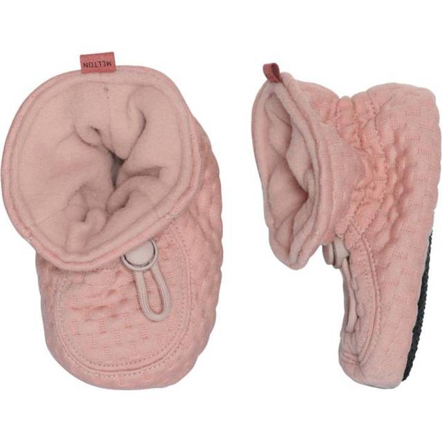 Melton Alt Rosa Structure Textile Slippers - Futter