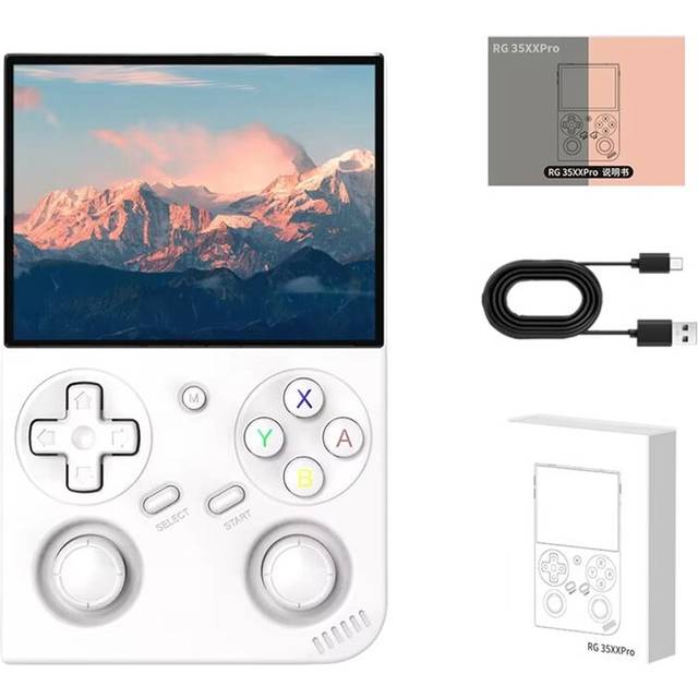 Istovo Handheld Retro Game Console 3.5 Inch IPS Screen Linux System