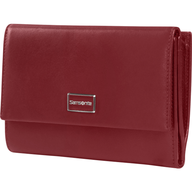 Samsonite Image Leather Wallet RFID Protection Red