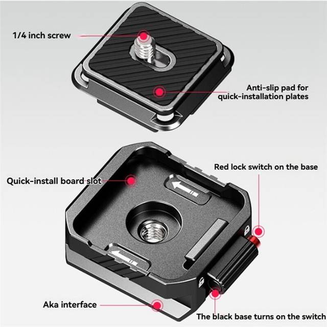 All-Metal Camera Quick Release Kit