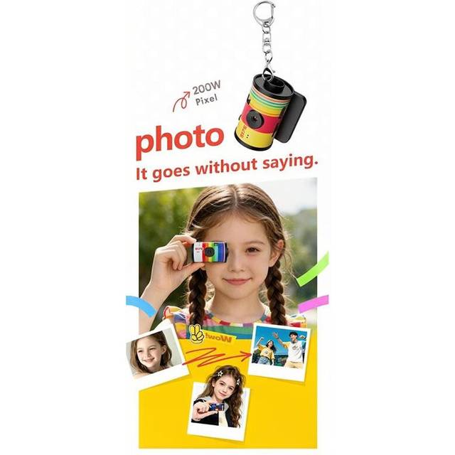 Retro Digital Keychain Camera