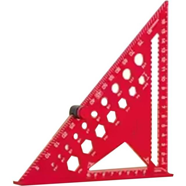 Typecat Triangle Ruler 7 Inch Woodworking Red Carpenter's Square