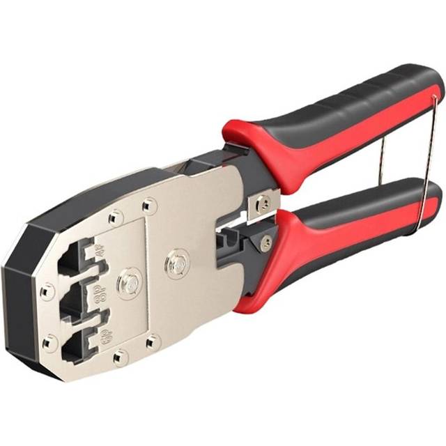 Jojomino RJ45 Crimper RJ11 RJ45 Cutter Stripper Plier Tang
