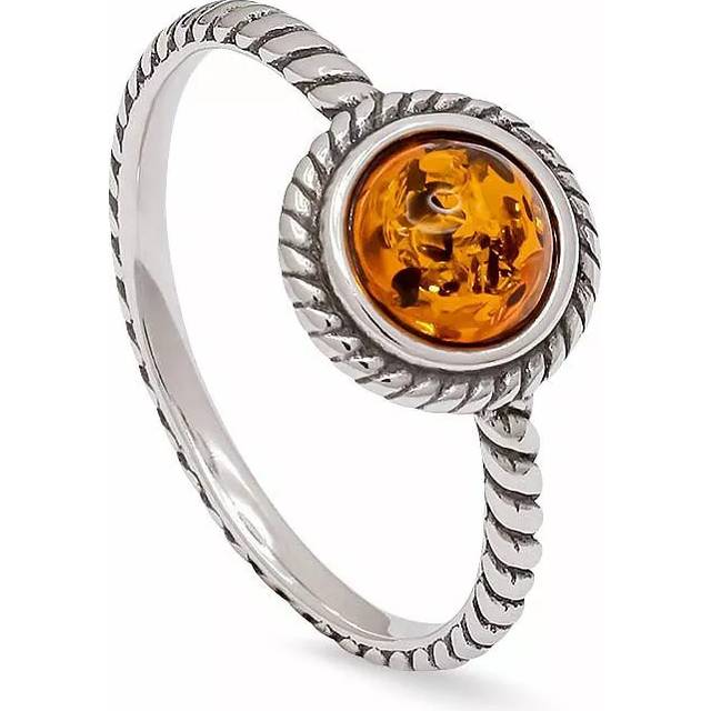 Chanti Rav Ring Oxideret Sterlingsølv Runde Ringe