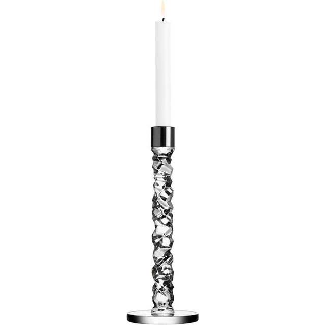 Orrefors Carat candle sticks antracit 297 mm