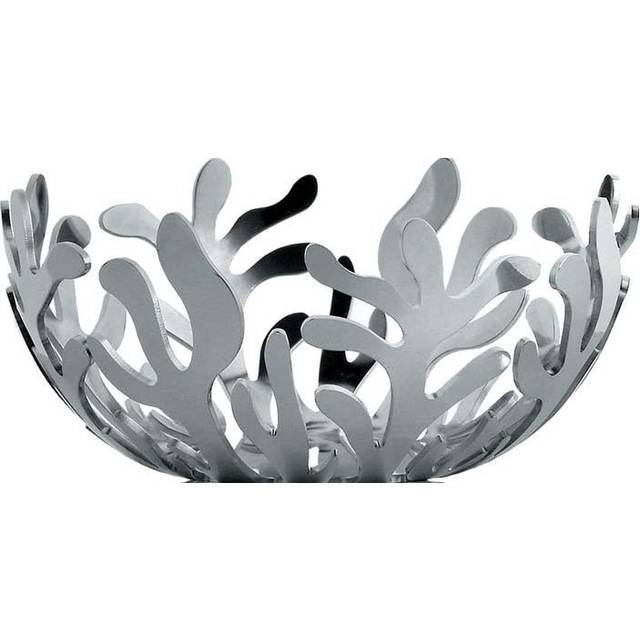 Alessi - Mediterraneo Tea Light Holder - edelstahl/glänzend poliert/H 4cm / Ø 9cm - stainless steel (4.0 x &#8960;9.0cm)
