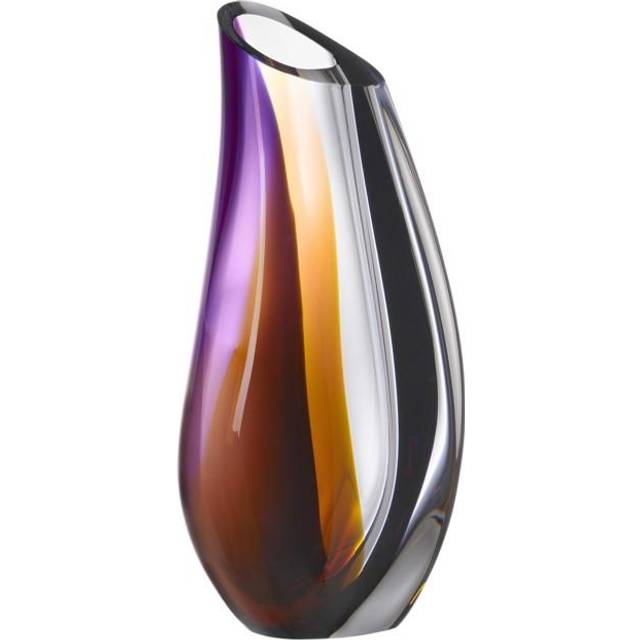 Orchid Vase Purple/Amber