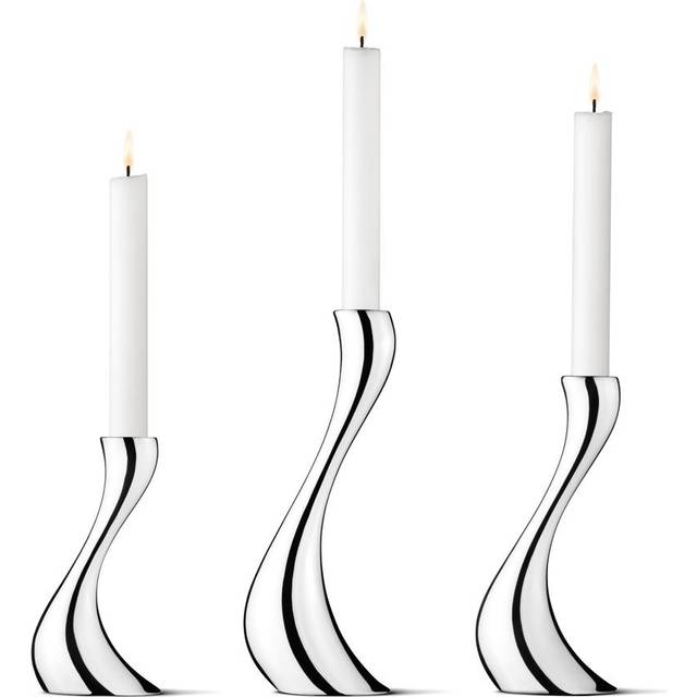 Cobra Candle Holders, Set 3 Pieces