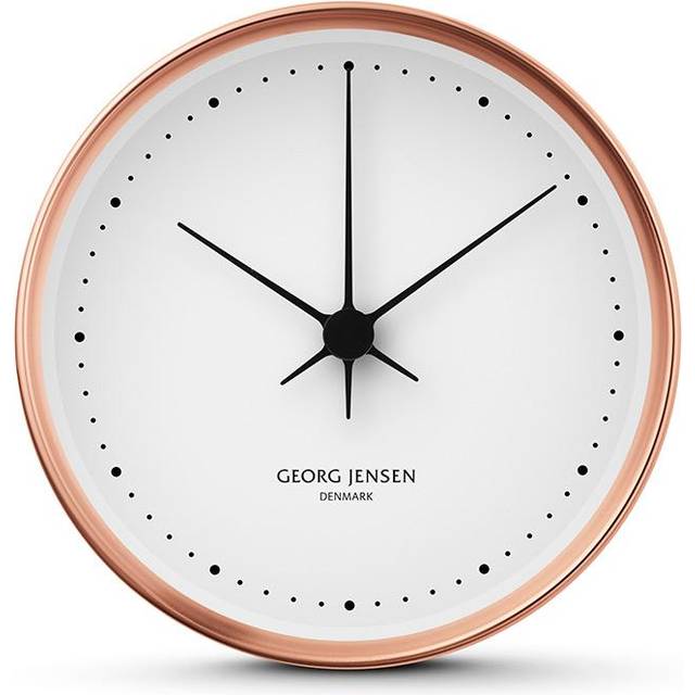 Georg Jensen Koppel wall clock black-white Ø 22 cm