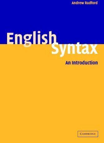 English Syntax: An Introduction