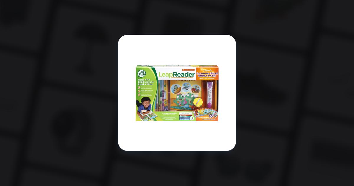 Leapfrog 10 Book Bundle Leapfrog LeapReader System Learn To Read Mega Pack De 10 Libros - Teal Leapfrog 10 Book Bundle Leapfrog LeapReader System Learn To Read Mega Pack De 10 Libros - Teal